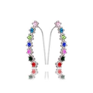 Ear Crawlers Earrings Pair Climbs Upward